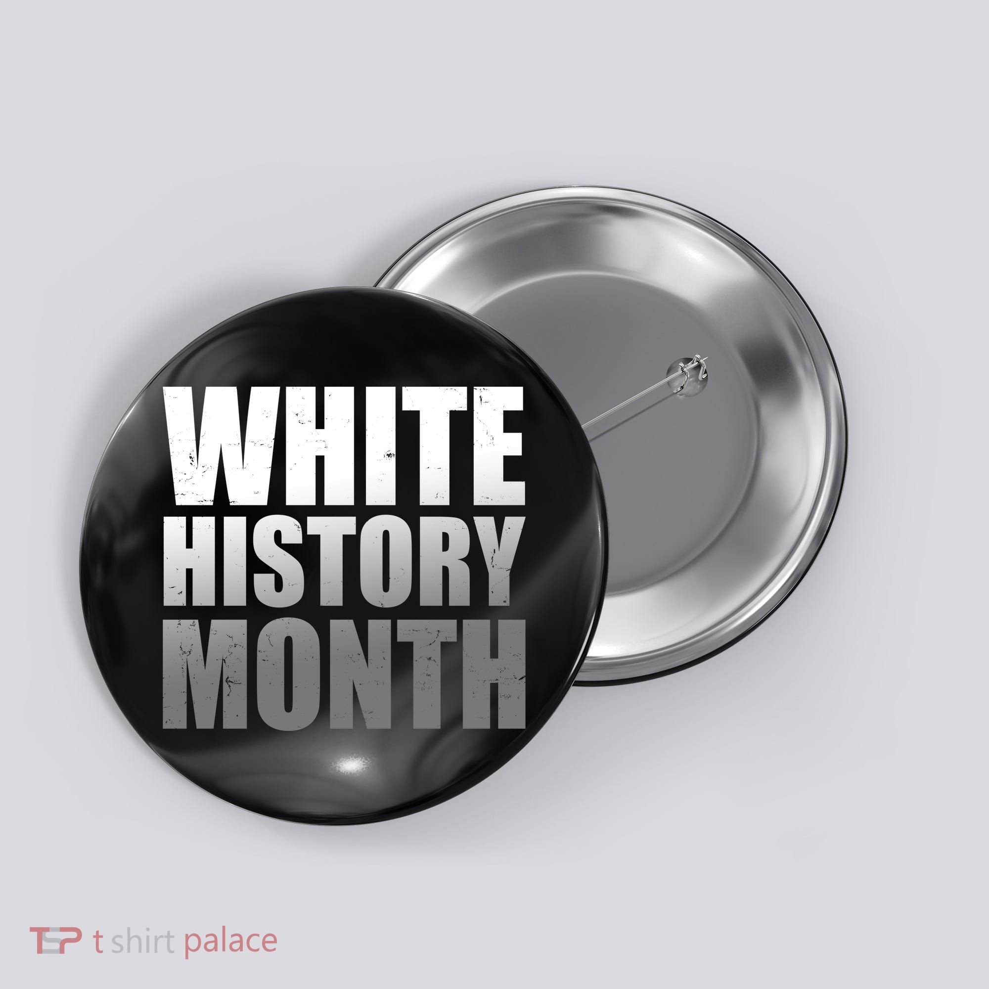 White History Month Button