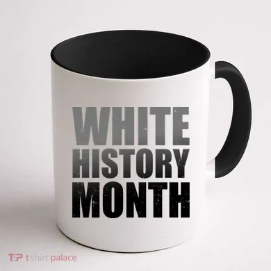 White History Month Coffee Mug back