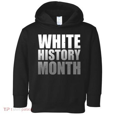White History Month Toddler Hoodie