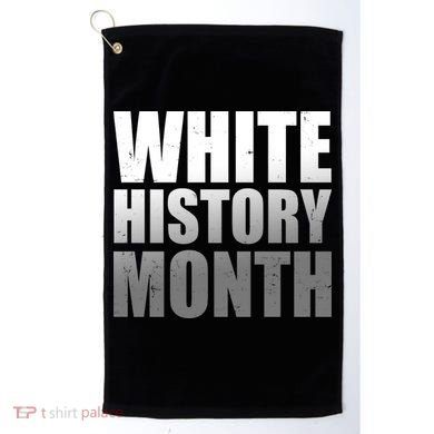 White History Month Golf Towel