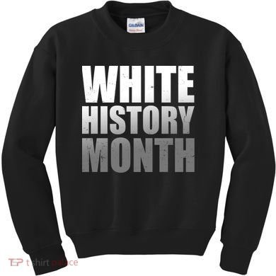 White History Month Kids Sweatshirt