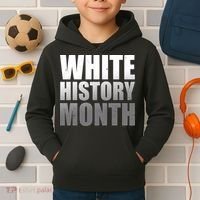 White History Month Kids Hoodie thumb 2