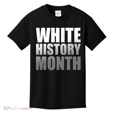 White History Month Kids T-Shirt