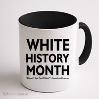 White History Month Doesn't July Feel White Coffee Mug thumb 1