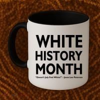 White History Month Doesn't July Feel White Coffee Mug thumb 2