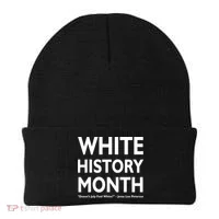 White History Month Doesn't July Feel White Beanie thumb 0