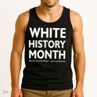 White History Month Doesn't July Feel White Tank Top thumb 3