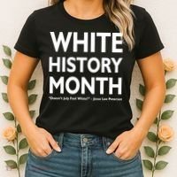White History Month Doesn't July Feel White Women's T-Shirt thumb 2