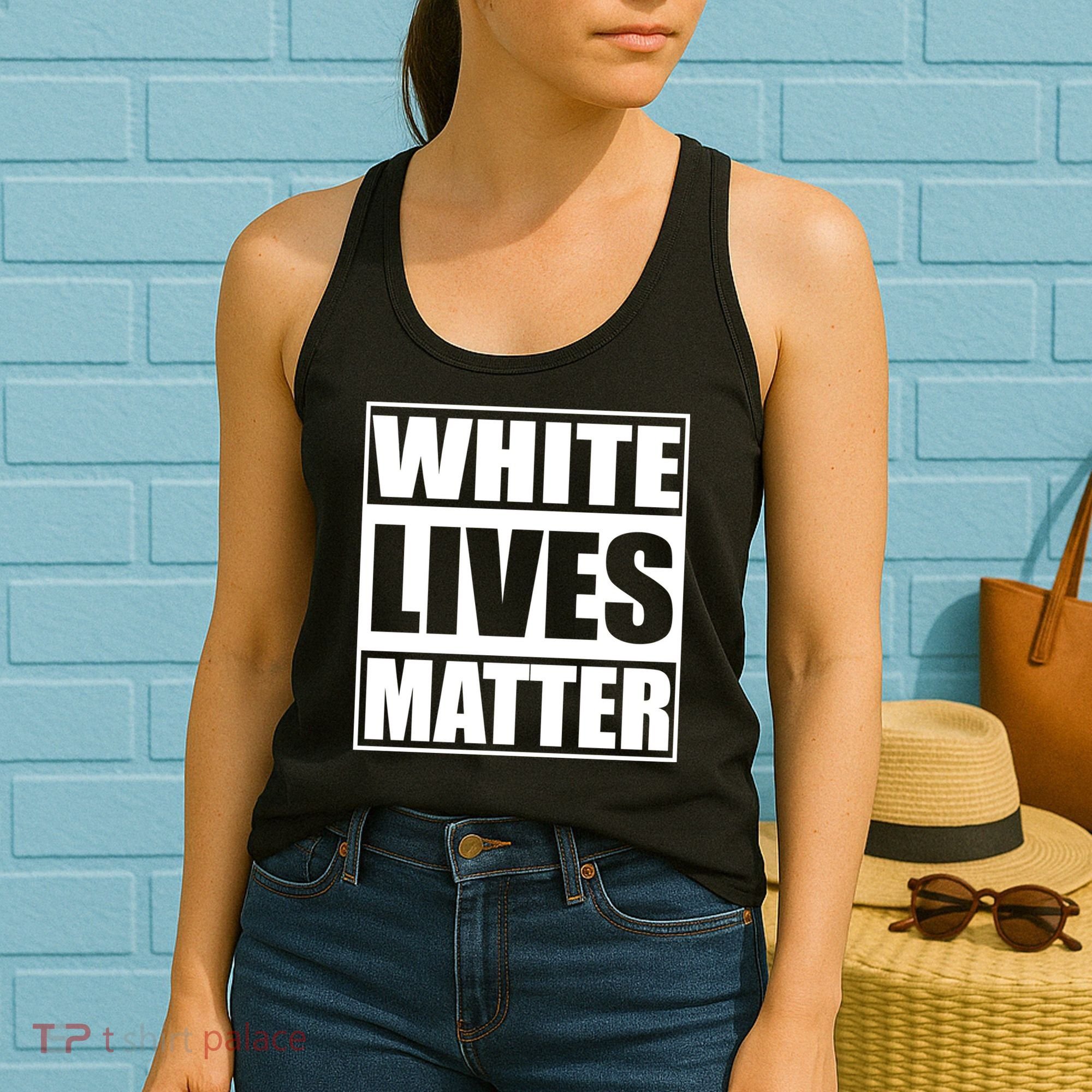 White Lives Matter Women's Tank Top