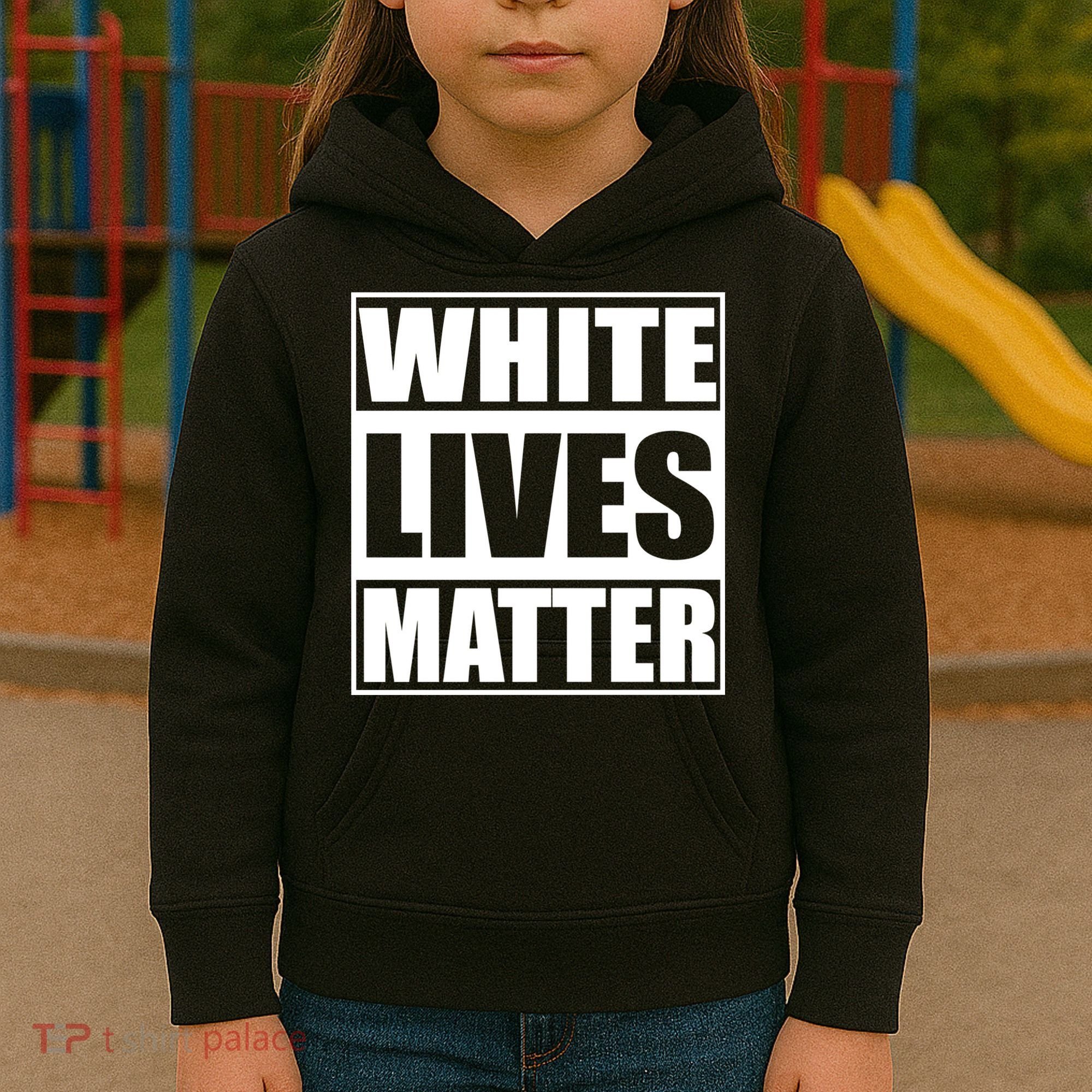 White Lives Matter Kids Hoodie