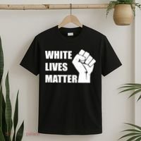 White Lives Matter Fist T-Shirt thumb 2