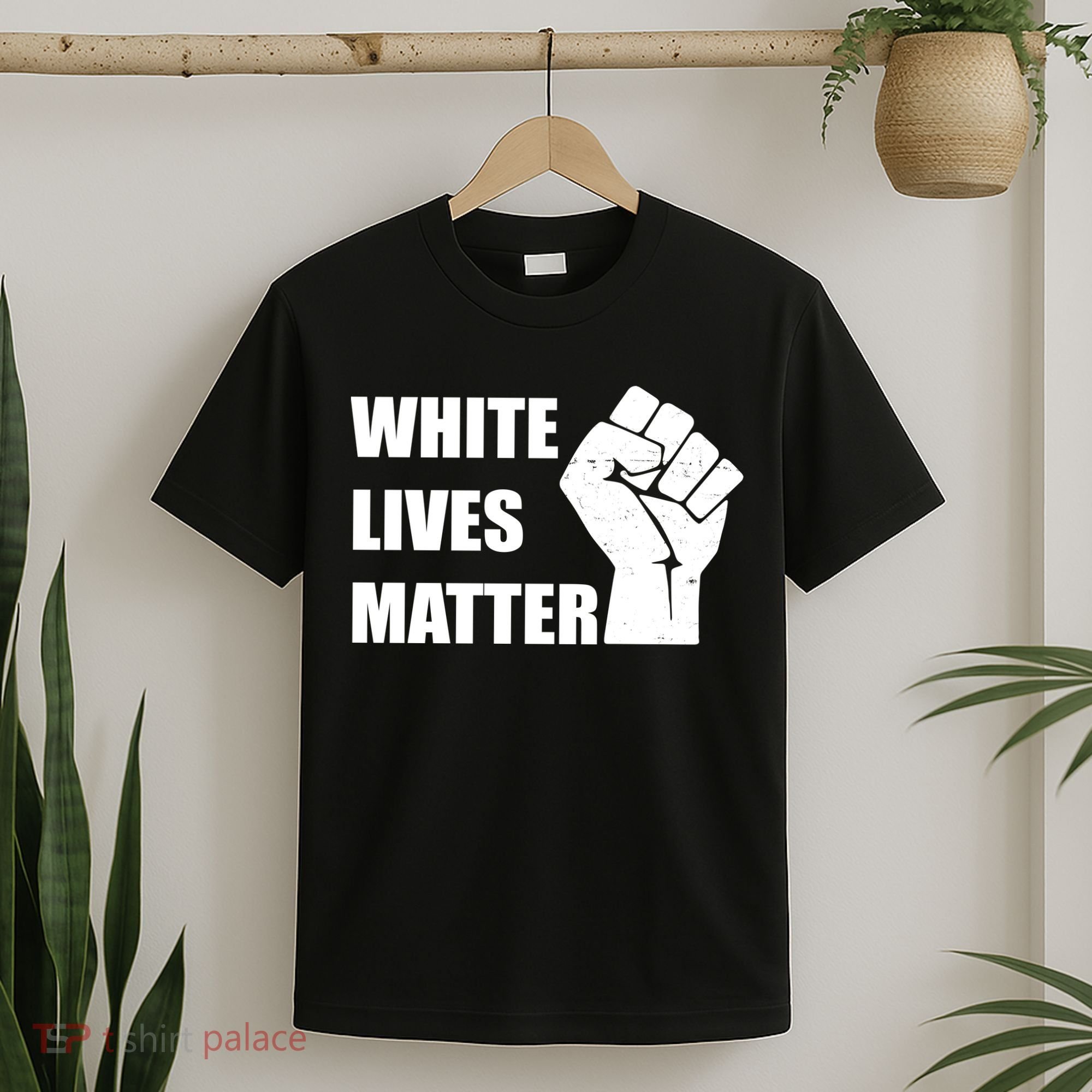 White Lives Matter Fist T-Shirt