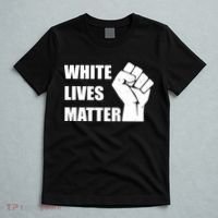 White Lives Matter Fist T-Shirt thumb 5