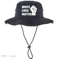 White Lives Matter Fist Bucket Hat thumb 0