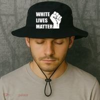 White Lives Matter Fist Bucket Hat thumb 2