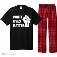 White Lives Matter Fist Pajama Set thumb 0