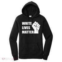 White Lives Matter Fist Women's Hoodie thumb 0