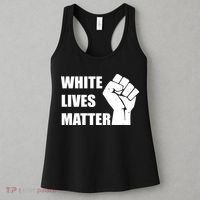 White Lives Matter Fist Women's Tank Top thumb 3