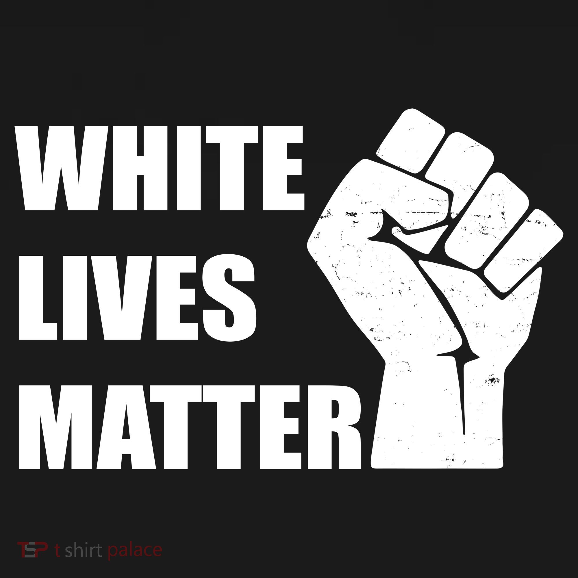 White Lives Matter Fist Tank Top