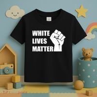 White Lives Matter Fist Toddler T-Shirt thumb 3