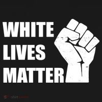 White Lives Matter Fist Kids T-Shirt thumb 4