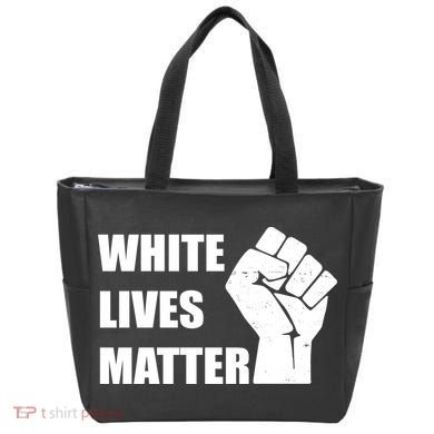 White Lives Matter Fist Tote Bag