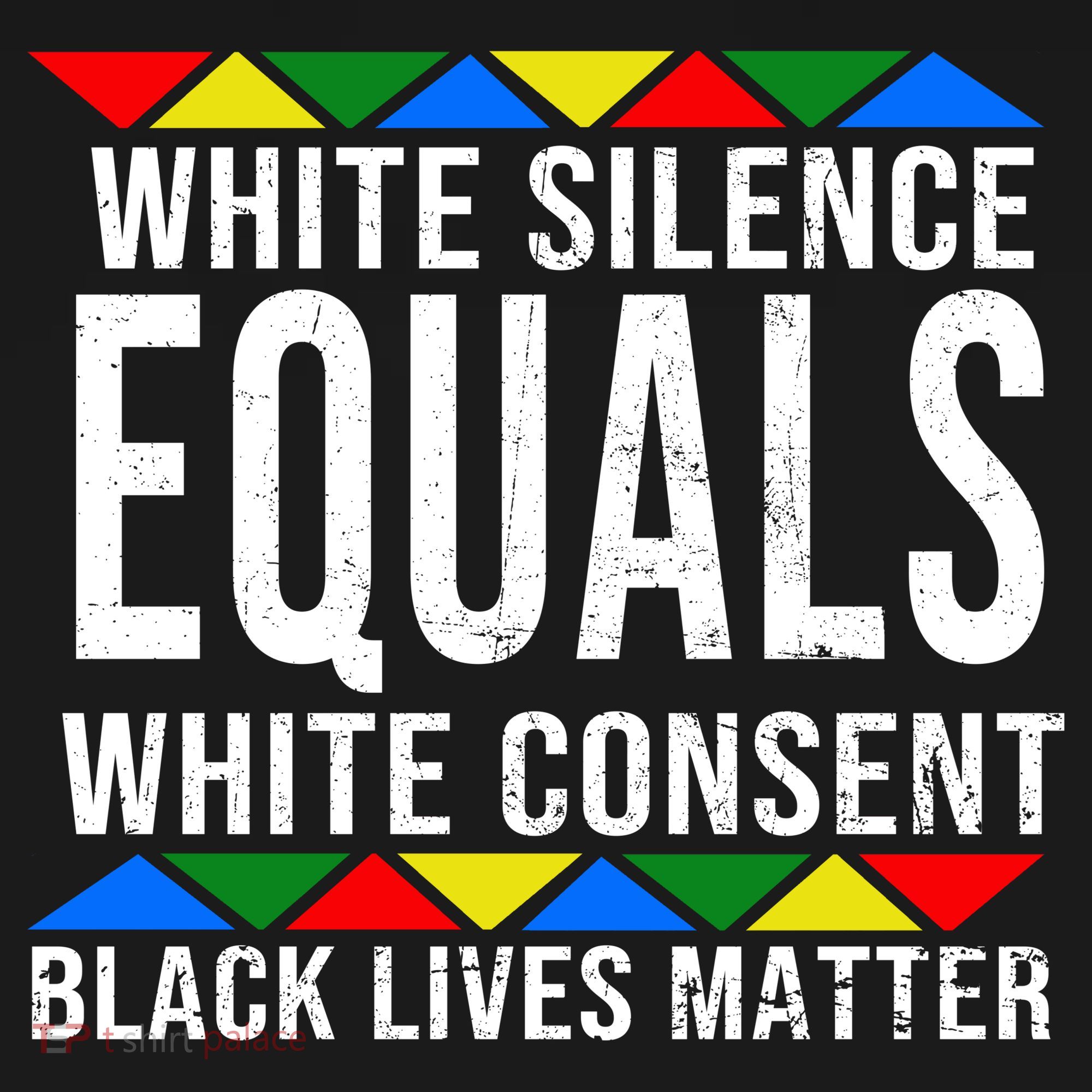 White Silence Black Lives Matter Long Sleeve Shirt