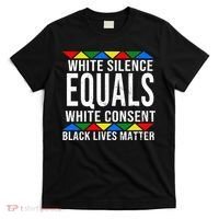 White Silence Black Lives Matter T-Shirt thumb 0
