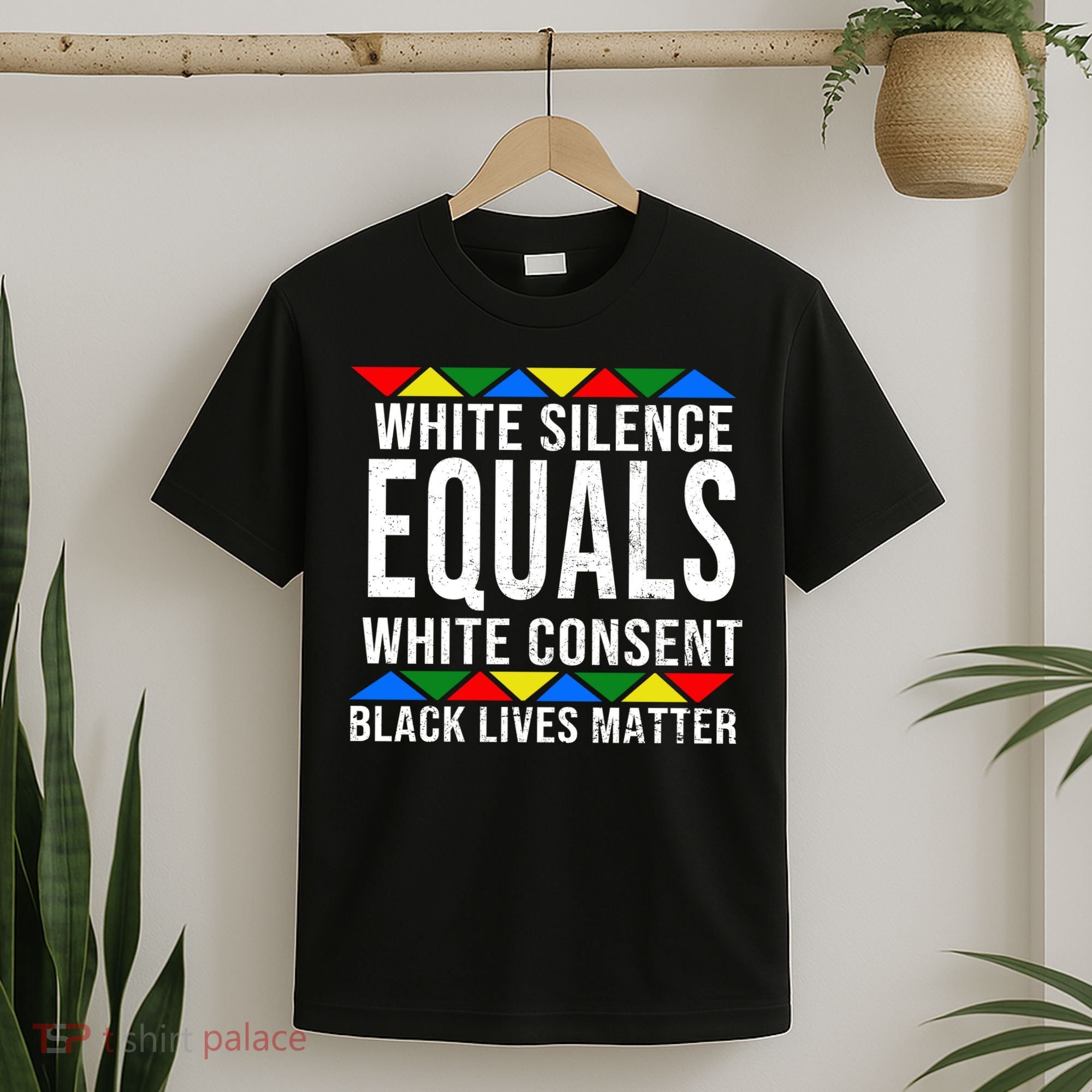 White Silence Black Lives Matter T-Shirt