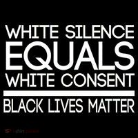 White Silence Equals White Consent Black Lives Matter Kids Hoodie thumb 5