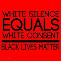 White Silence Equals White Consent Black Lives Matter Santa Hat thumb 1