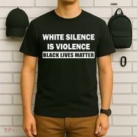 White Silence Is Violence T-Shirt thumb 6