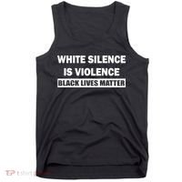 White Silence Is Violence Tank Top thumb 0