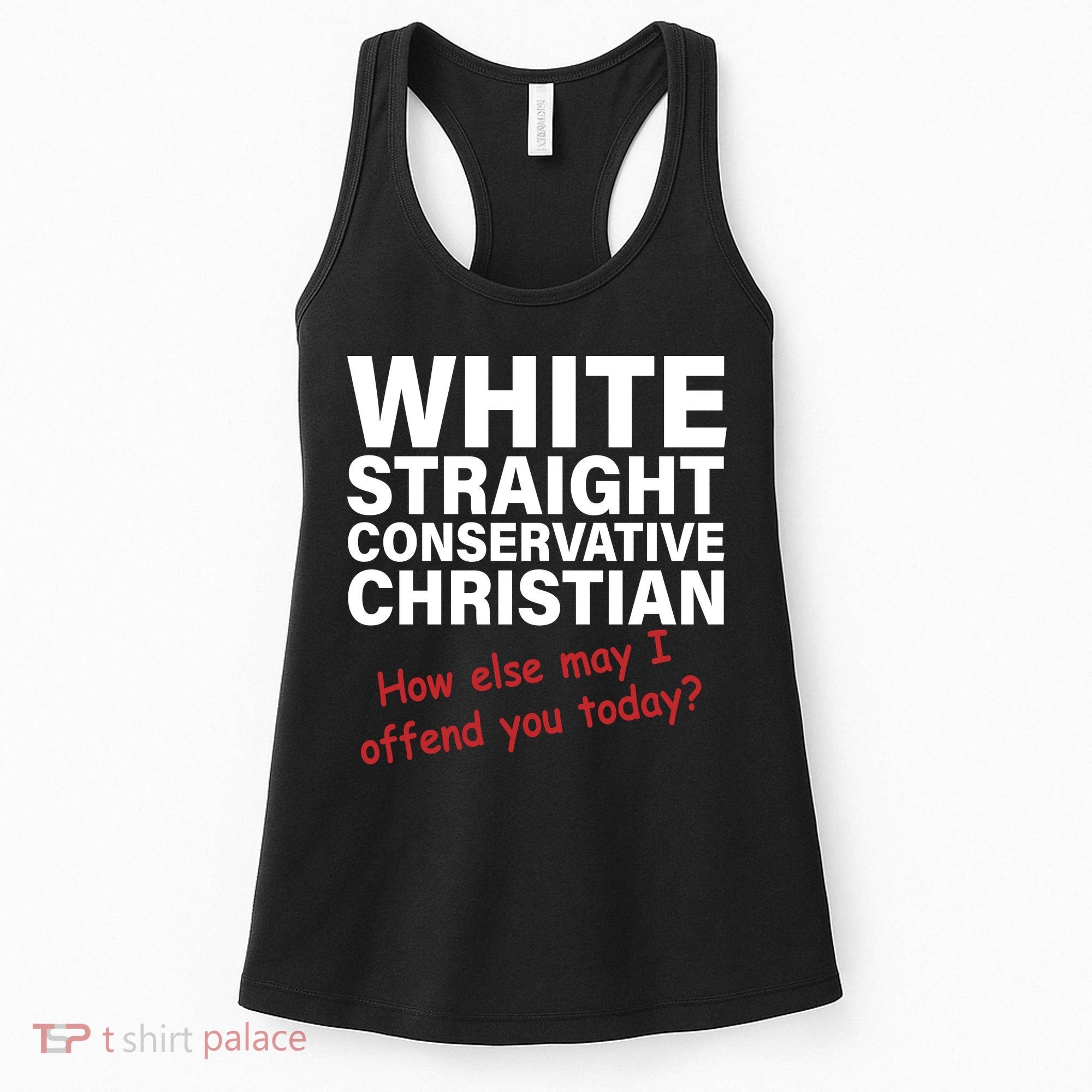 White Straight Conservative Christian Women's Tank Top