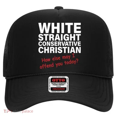 White Straight Conservative Christian Hat