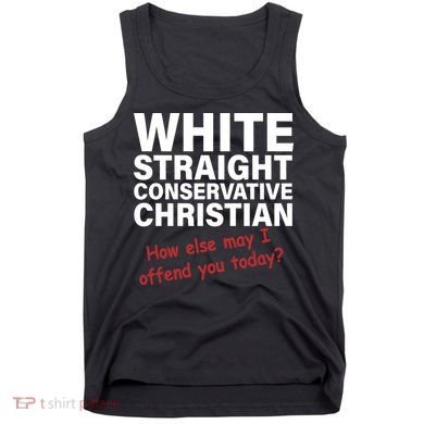 White Straight Conservative Christian Tank Top