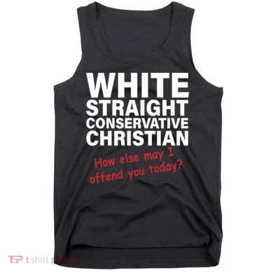 White Straight Conservative Christian Tank Top