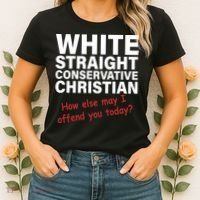 White Straight Conservative Christian Women's T-Shirt thumb 2