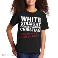 White Straight Conservative Christian Kids T-Shirt thumb 2