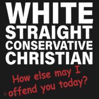 White Straight Conservative Christian Tote Bag thumb 4