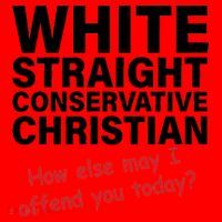 White Straight Conservative Christian Santa Hat thumb 1