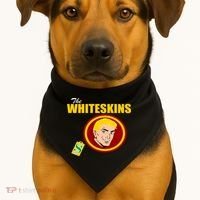Whiteskins Football Native American Indian USA-Made Doggie Bandana thumb 1