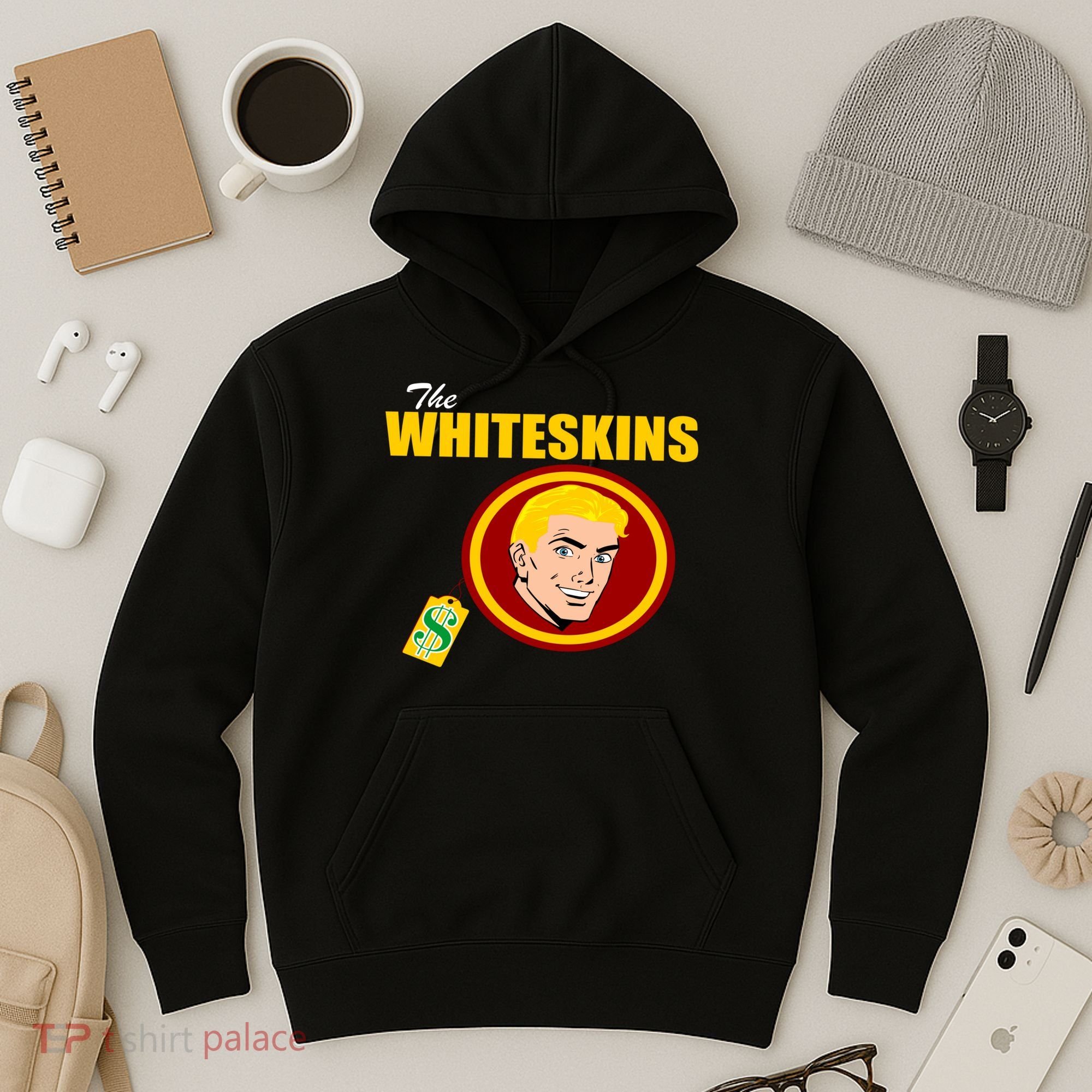 Whiteskins Football Native American Indian Hoodie