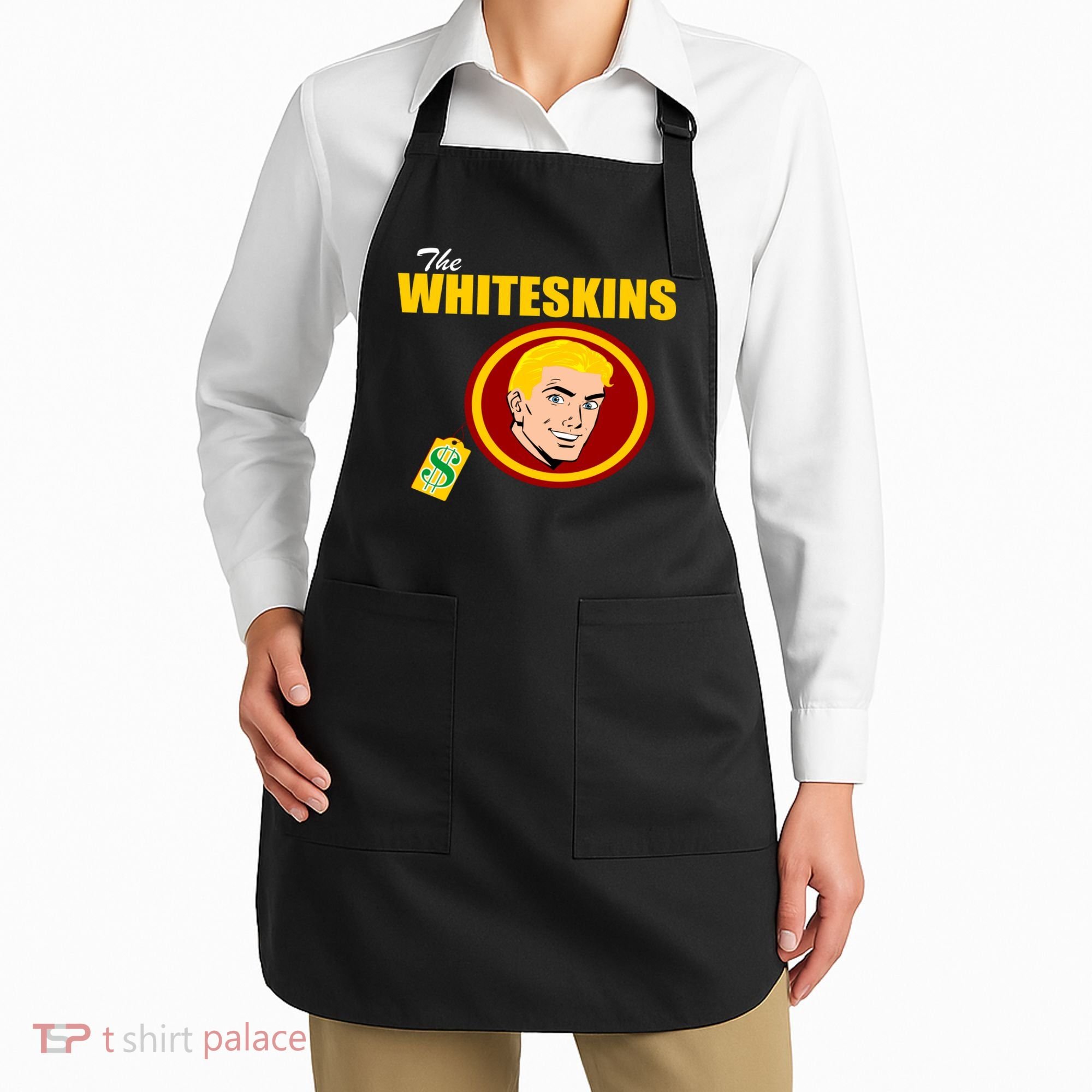 Whiteskins Football Native American Indian Apron