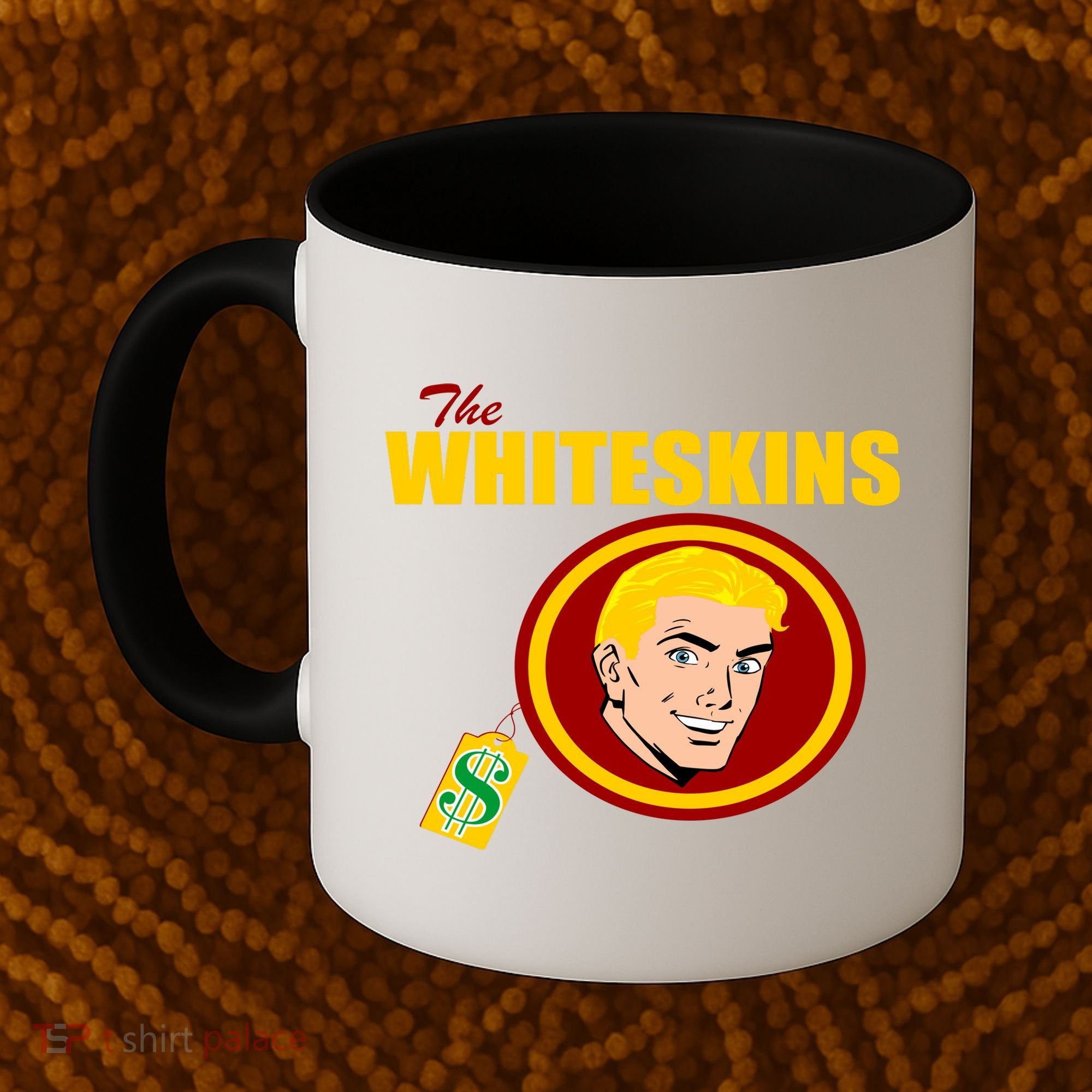 Whiteskins Football Native American Indian Coffee Mug