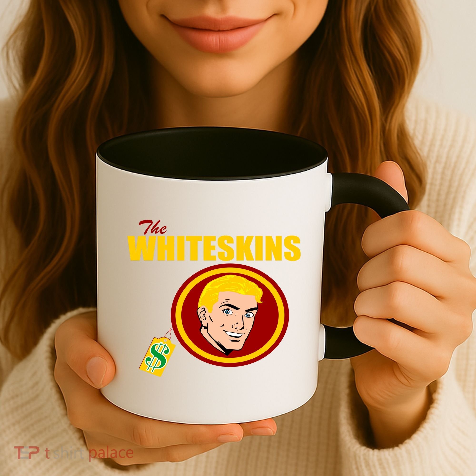 Whiteskins Football Native American Indian Coffee Mug