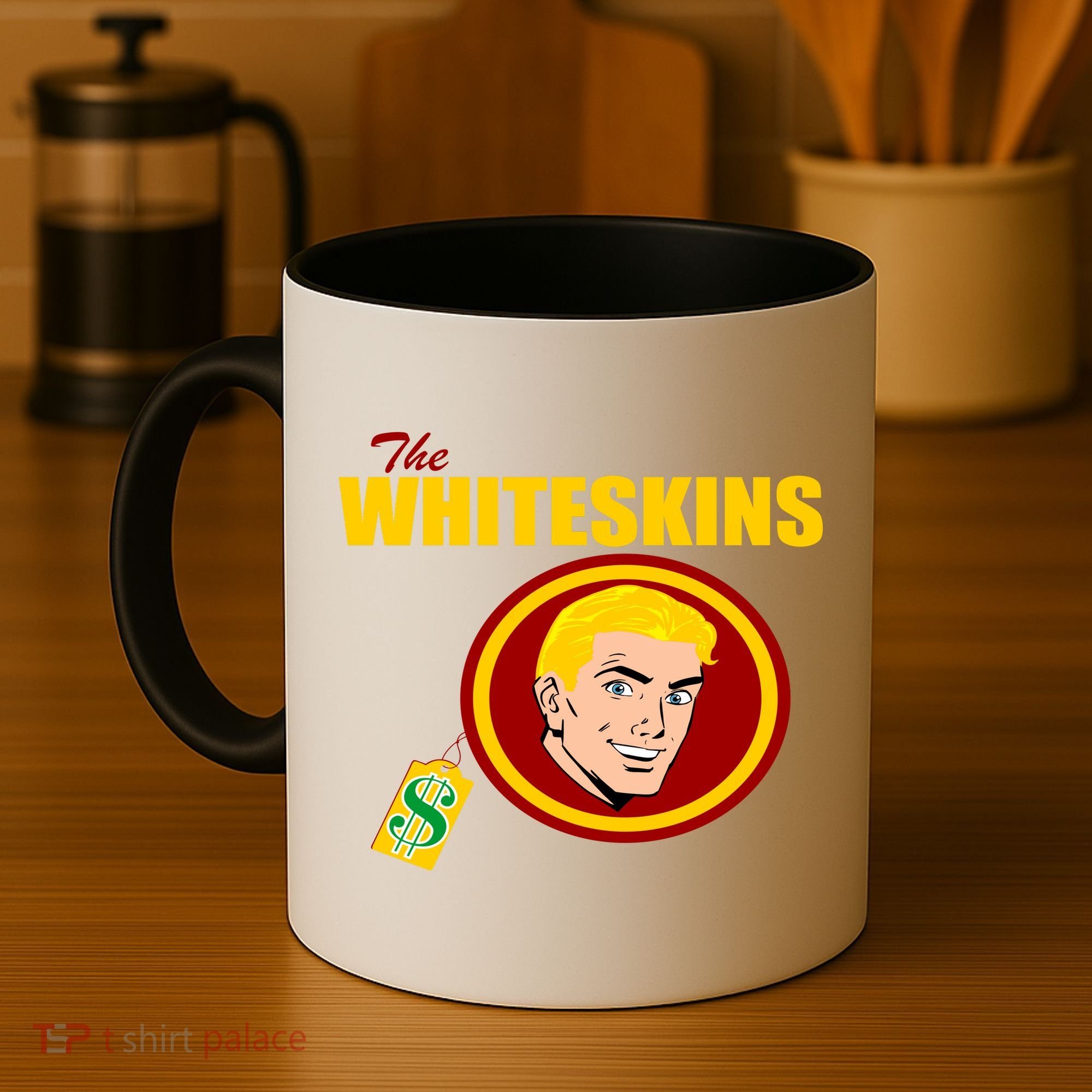 Whiteskins Football Native American Indian Coffee Mug