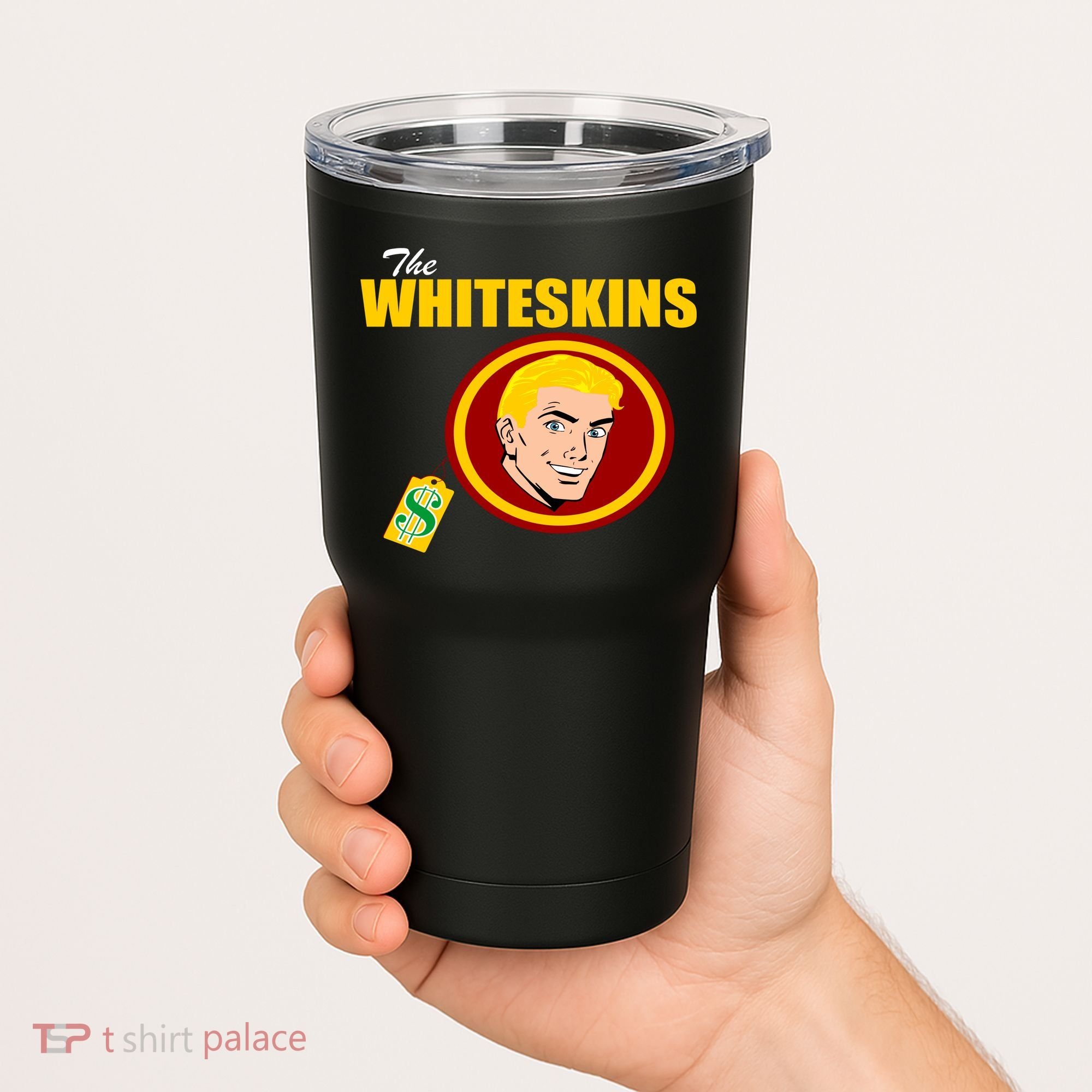 Whiteskins Football Native American Indian Tumbler