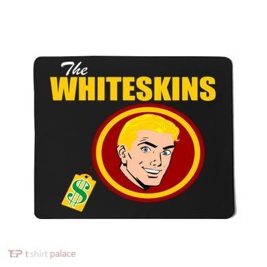 Whiteskins Football Native American Indian Mousepad