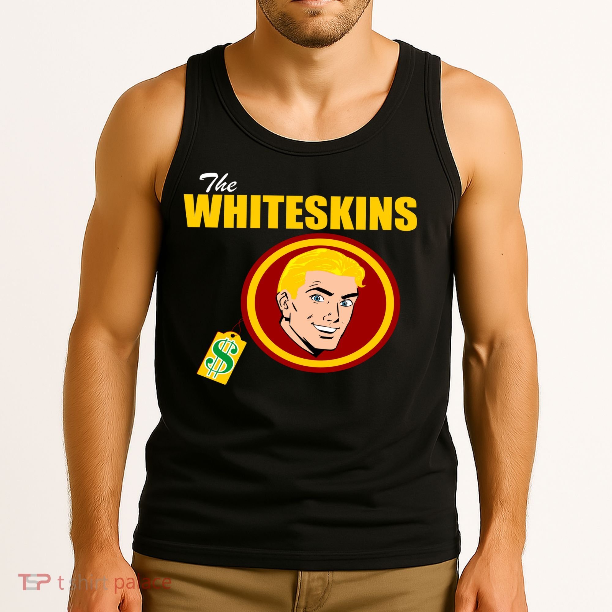 Whiteskins Football Native American Indian Tank Top